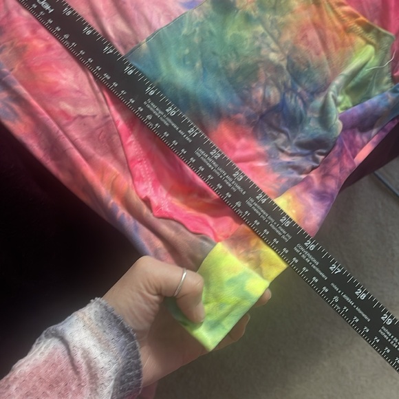 BiBi sz Small hoodie, lightweight tie dye NEON - Picture 4 of 6